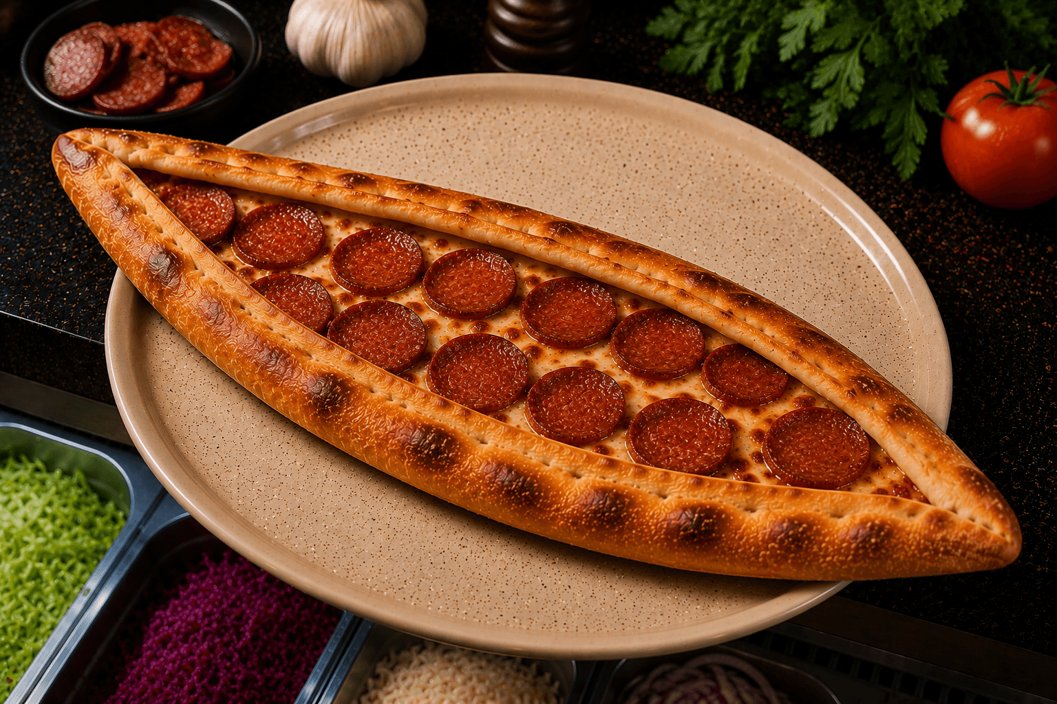 Pide mit Sucuk