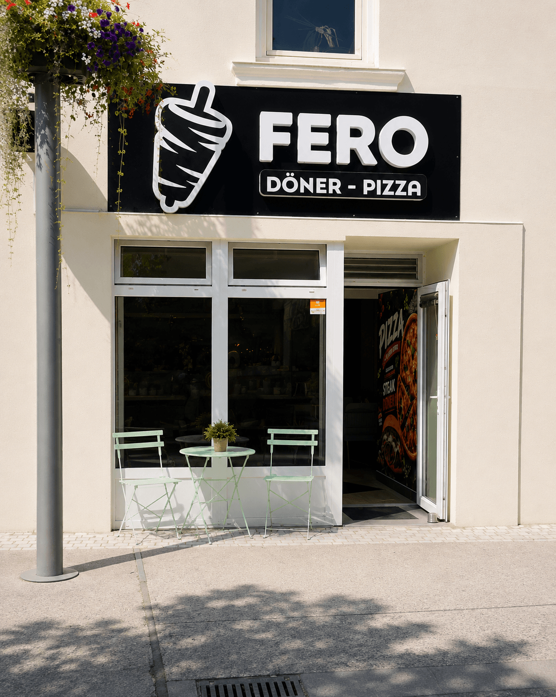 Fero Döner & Pizza Geschäftslokal in Leobersdorf von außen